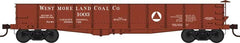Bowser 42692 HO Scale GS 40' Gondola Westmoreland Coal Co 1029